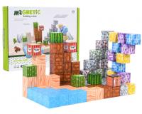 88 darabos színes 3D mágneses kockából álló készlet