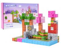 200 darabos színes, mágneses 3D-s kockákból álló készlet