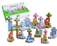 384 színes, mágneses 3D-s kockából álló készlet