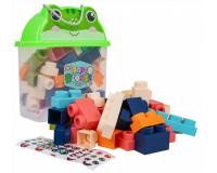 Puha építőkocka készlet 44 darabos - béka