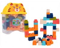 Puha építőkocka készlet 44 darabos - Tigris