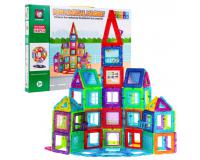 184 elemből álló mágneses építő blokk készlet