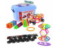 Mágneses építőkészlet - 248 elemből