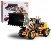 Távirányítós Buldózer építőkészlet - 653 darabos