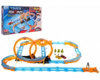 Extrém versenypálya 2 hurokkal és éles kanyarokkal