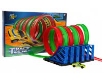 Versenypálya kilövővel és 6 darab 360 fokos hurokkal