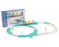 Interaktív dínós vonat készlet