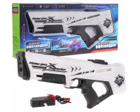 Vízipisztoly világítással - fekete-fehér