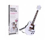 Fehér elektromos gitár gyerekeknek
