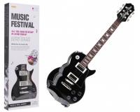 Fekete elektromos gitár gyerekeknek