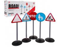 Közúti jelzőtábla készlet - 5 darab