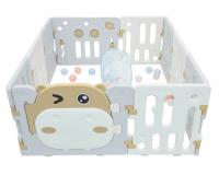 Nagy, praktikus, összecsukható moduláris játszótér - Babakarám - sárga