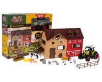 Farm készlet traktorral + tartozékokkal - 64 darabos