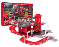 Tűzoltóság parkolója + kiegészítők