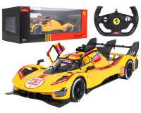 Távirányítós autó 1:14 Ferrari 499P sárga RASTAR