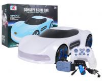 Füstfunkciós fehér jármű - távirányítóval és órával vezérelhető