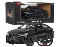 BMW X6 M fekete RASTAR modell 1:14 Távirányítós autó + 2,4 GHz-es távirányító