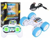 1:32 méretarányú távirányítású kaszkadőr jármű - kék