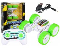 1:32 méretarányú távirányítású kaszkadőr jármű - zöld