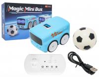 Varázslatos busz - távirányítóval, akadálykerülővel, LED-el és labdával