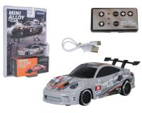 TOP SPEED távirányítós drift autó, 1:64 méretarány -szürke