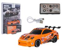 TOP SPEED távirányítós drift autó, 1:64 méretarány, narancssárga