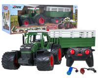 Távirányítású interaktív traktor billenőplatós pótkocsival