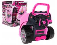 Interaktív rózsaszín autós motorfülke javítókészlet távirányítóval