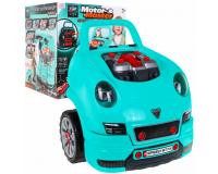 Interaktív Kék autós motorfülke javítókészlet távirányítóval