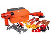 Jól felszerelt szerszámkészlet táskával