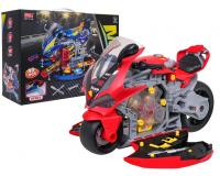 2 az 1-ben játék, egy nagy motorkerékpár műhellyel