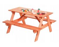 Alex gyerek kerti asztal padokkal