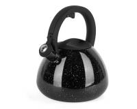 Fekete rozsdamentes tesáskanna 2,7 literes