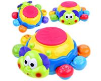 Interaktív színes bogárka hang- és fényeffektusokkal