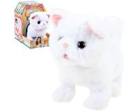 Interaktív fehér kiscica