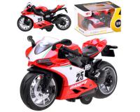 Piros színű fém sportmotor